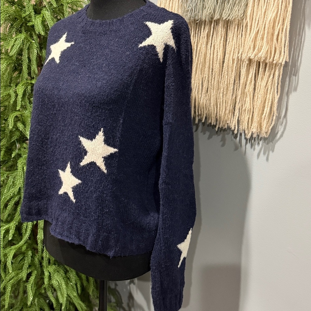 Rails Perci Navy Blue Star Sweater Size XS - Picture 7 of 11